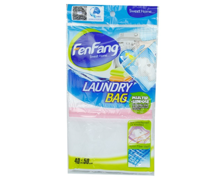 Taqdeer 8802 Mesh Laundry Bag - White - Zoom Image 4