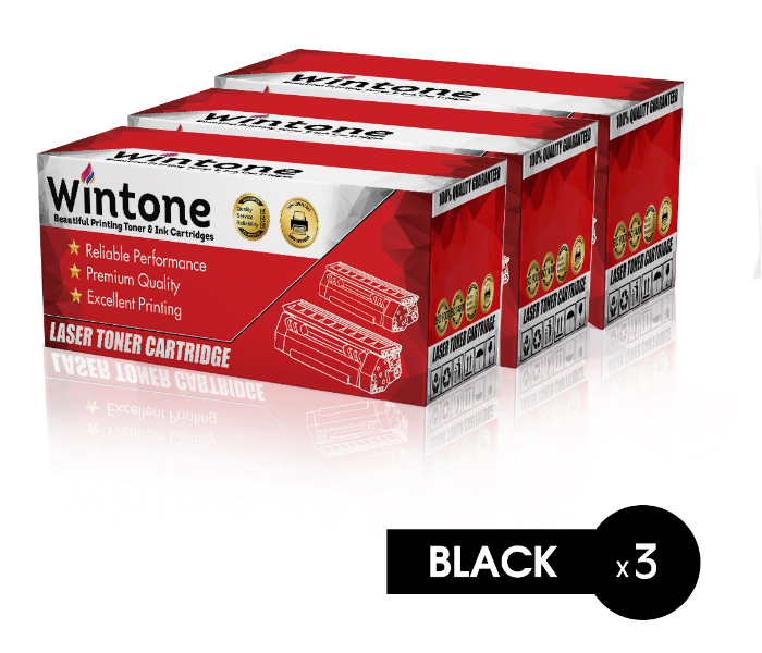 Wintone Set of 3 Pack SCX1610 ML4521 Laser Toner Cartridge is Compatible for Samsung SCX 4321 4521 F FR - Black - Zoom Image