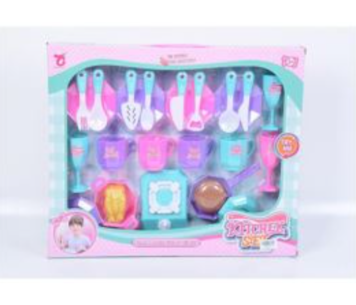 Deep Impact Kids Role Play Kitchen Toys Set -Pink - Zoom Image