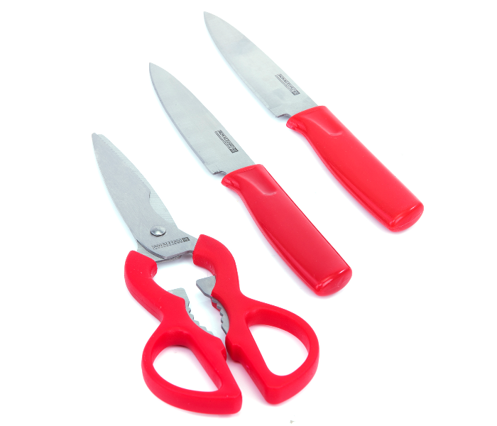 Royalford RF6968 4 Pieces Kitchen Tools Set - Red - Zoom Image 3