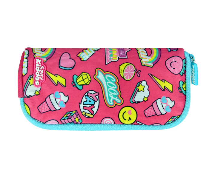 Smily Kiddos Mini Pencil Pouch - Pink and Blue - Zoom Image