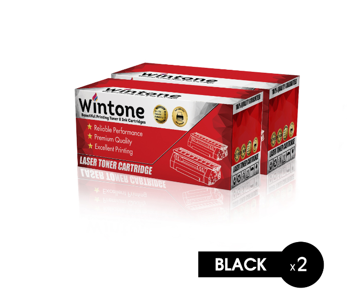 Wintone Set of 2 Pack Drum DR1000 for Brother Printer MFC HL - Black - Zoom Image