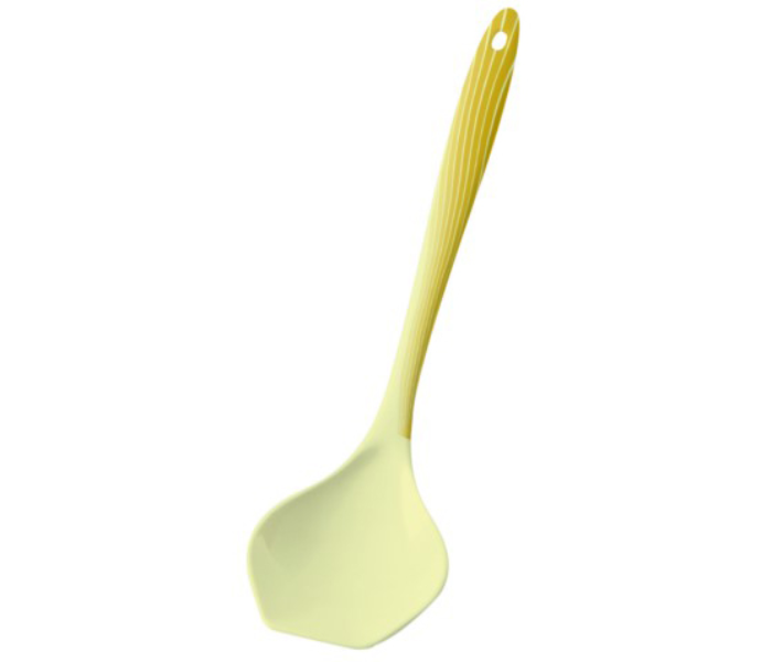 Royalford RF8169 12-inch Melamine Ware Radiant Thai Soup Ladle - Ivory & Yellow - Zoom Image