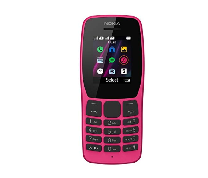 Nokia 110 4 MB RAM 4 MB ROM - Pink - Zoom Image 1