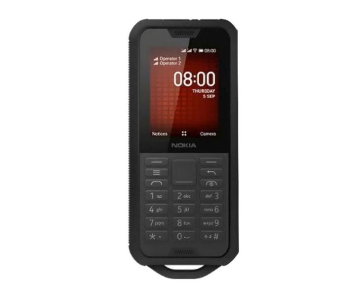 Nokia 800 Dual SIM Basic Mobile - Black - Zoom Image 1