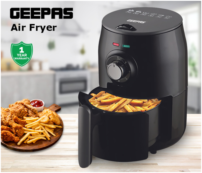 Geepas GAF37516 1.8 Litre 1000W Electric Mechanical Air Fryer - Black - Zoom Image 7