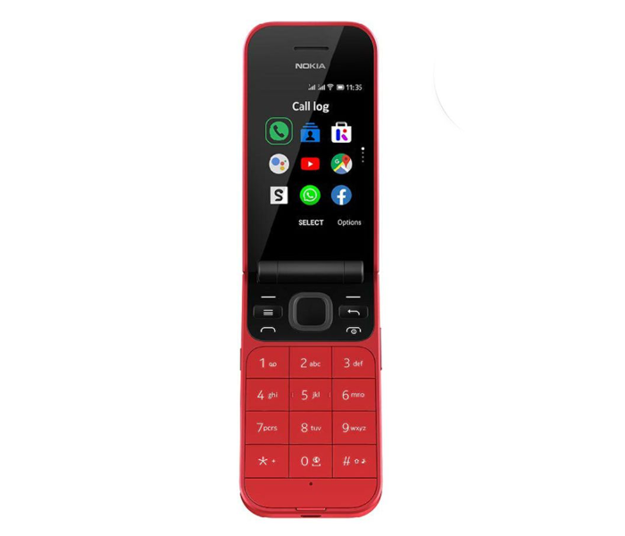 Nokia 2720 Flip 512MB RAM 4GB - Red - Zoom Image 2