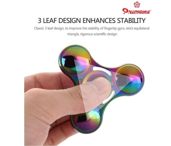 Ultra Durable Metallic Rainbow Hand Spinner - Zoom Image 4