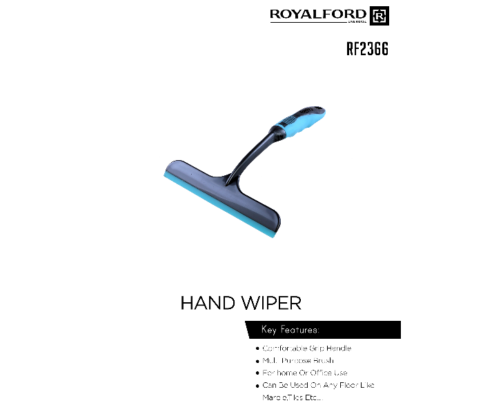 Royalford RF2366 Floor Hand Wiper - Grey and Blue - Zoom Image 3