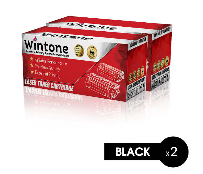 Wintone Set of 2 Pack MLT D209L Laser Toner Cartridge is Compatible for Samsung ML 2855 SCX 2855 4824 4825 4828 ND FN Series - Black - Zoom Image