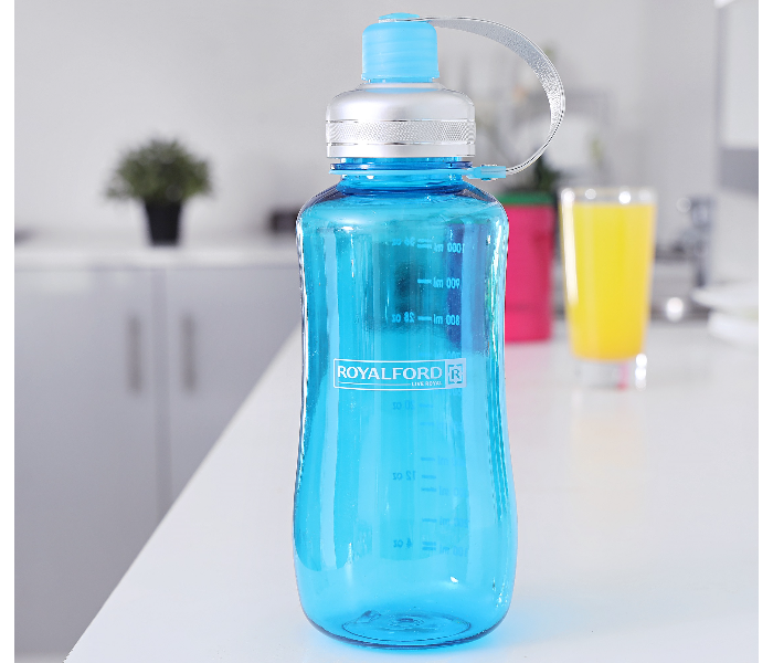 Royalford RF7273 1000ML Plastic Water Bottle - Blue - Zoom Image 3