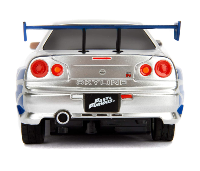 Jada 253203018 1:24 Fast and Furious RC Nissan Skyline GTR Toy Car - Zoom Image 4