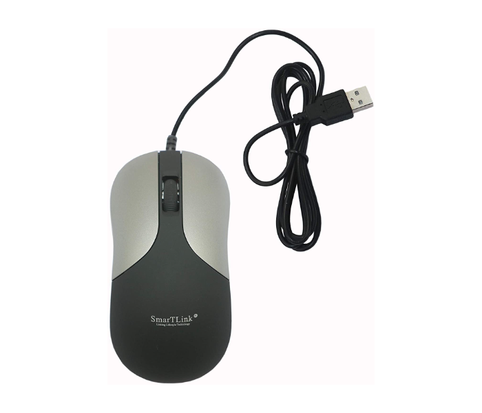 SmartLink SL701MS Sl701Ms USB Mouse - Black and Grey - Zoom Image 2