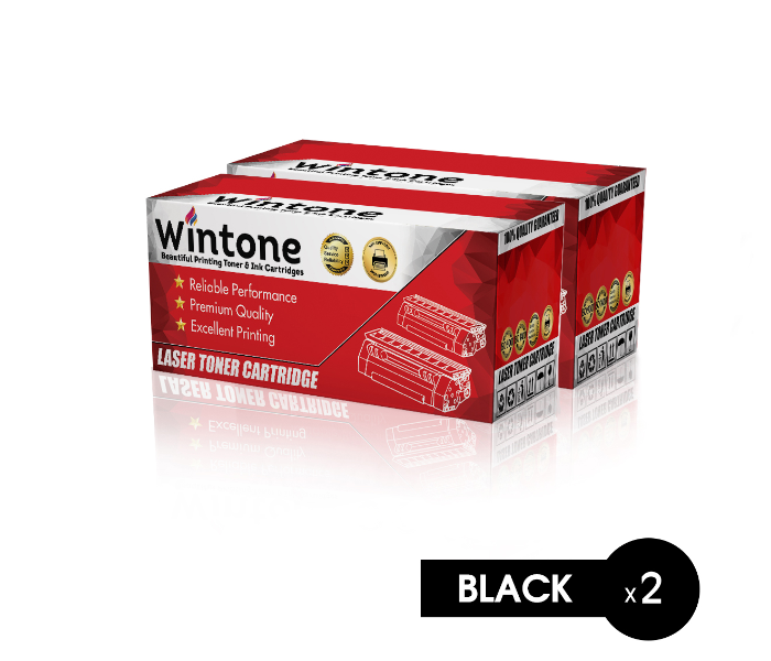 Wintone Set of 2 Pack Drum DR2220 450 for Brother Fax DCP - Black - Zoom Image