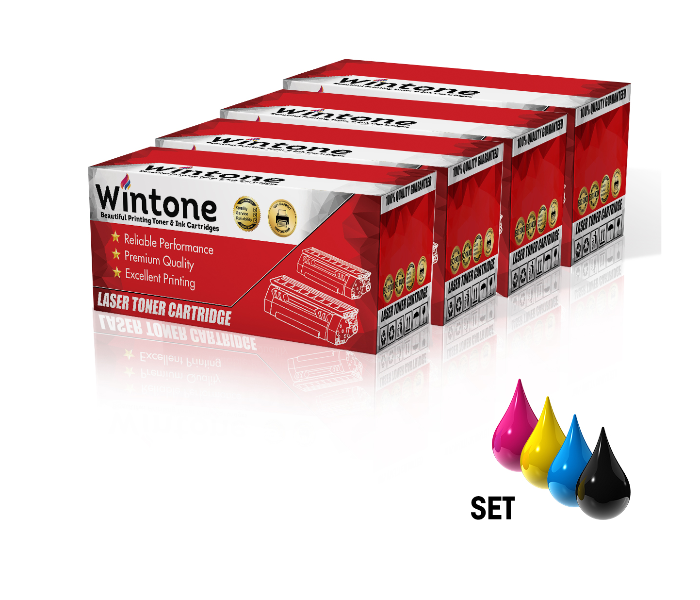 Wintone Set of 4 Pack Laser Toner Cartridge CEXV29 GPR31 NPG46 for Canon imageRunner Advance - Black,Cyan,Yellow and Magenta - Zoom Image