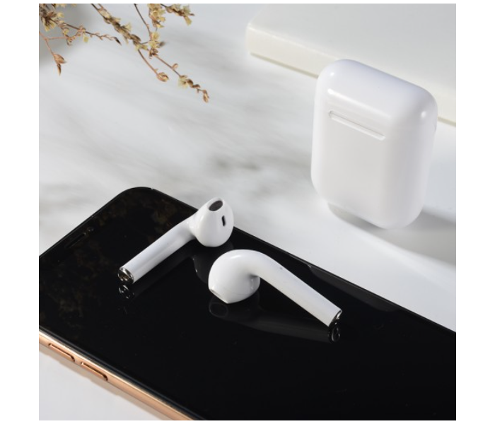 ION AirPods i11 TWS Wireless Bluetooth 5.0 Earphones with Charging Box - White - Zoom Image 2