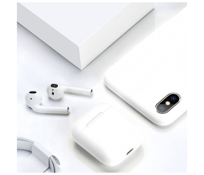 ION AirPods i12 TWS Bluetooth 5.0 True Wireless Touch EarPods - White - Zoom Image 2