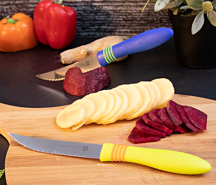 Royalford RF5877 Fruit Knives Set - 12 Pieces - Zoom Image 2