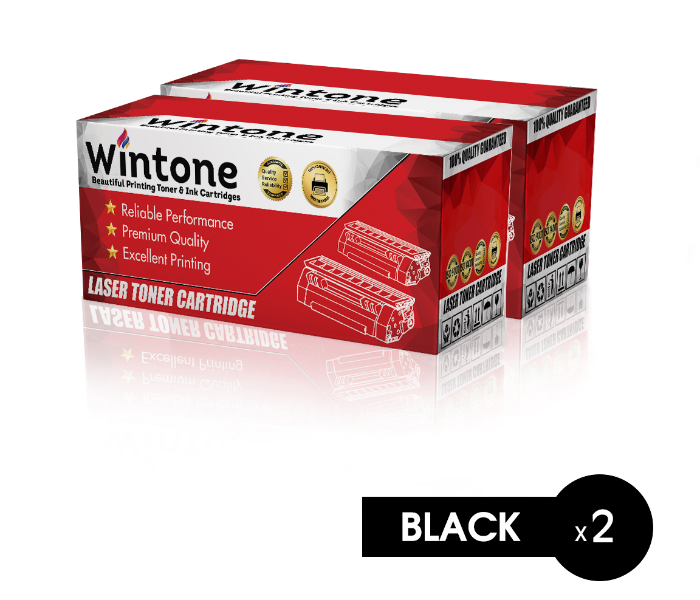 Wintone Set of 2 Pack CRG313 713 36A Laser Toner Cartridge is Compatible for Canon LBP 3250 - Black - Zoom Image