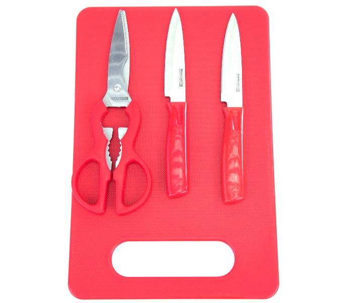 Royalford RF6968 4 Pieces Kitchen Tools Set - Red - Zoom Image 1