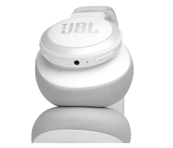 JBL Live 650 BT Active Noise Cancellation Over-Ear Wireless Headset - White - Zoom Image 3