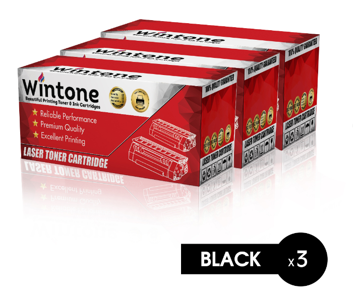 Wintone Set of 3 Pack MLT D108 Laser Toner Cartridge is Compatible for Samsung ML 1640 1641 1645 2240 2241 - Black - Zoom Image