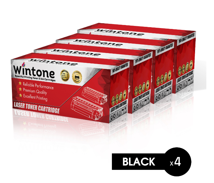 Wintone Set of 4 Pack GPR18 CEXV14 GPR16 NPG2 Laser Toner Cartridge is Compatible for Canon IR imageRUNNER 2016 - Black - Zoom Image