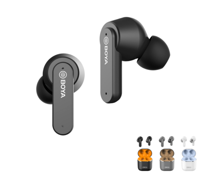 Boya BY-AP4 True Wireless Stereo Ear Earbuds - Black - Zoom Image 1