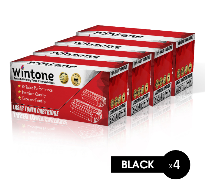 WintoneSet of 4 Pack CEXV33 GPR35 NPG51 Laser Toner Cartridge is Compatible for Canon IR imageRUNNER 2520 - Black - Zoom Image