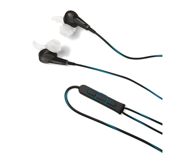 Bose QuietComfort 20 Acoustic Noise Cancelling In-Ear Headphones With Mic - Black - Zoom Image 2