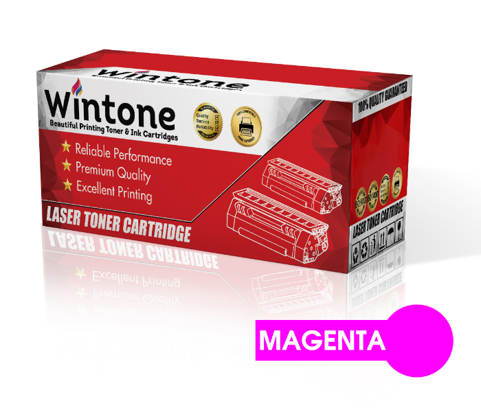 Wintone Compatible Toner Cartridge for HP 1 CE323A 128A for Use in CM1400 Series CM1415fn HP CM1415fnw CP1500 Series - Magenta - Zoom Image