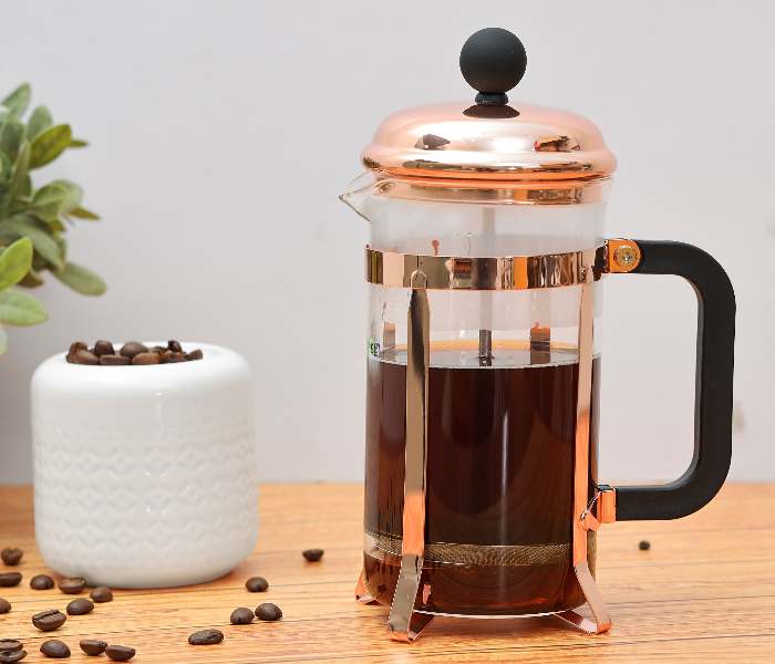 Royalford RF7846 600ml Glass French Press - Rose Gold - Zoom Image 2