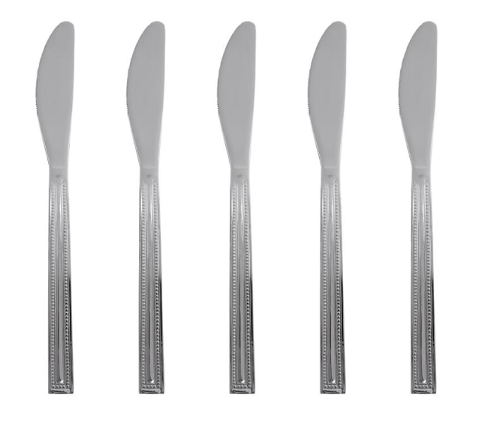 Royalford RF8968 6 Pieces Stainless Steel Table Knife - Silver - Zoom Image 1