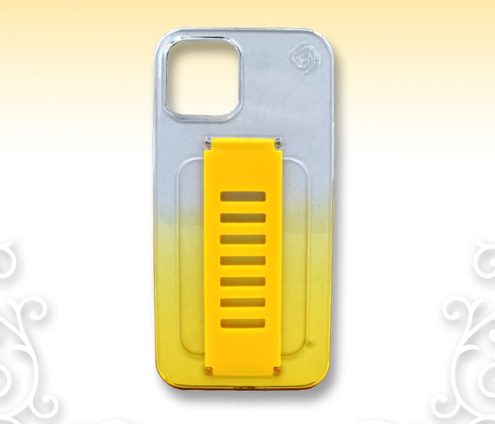 Grip2U GR-1314 Color Fade Transparent Mobile Case for iPhone 12 Pro Max - Yellow - Zoom Image