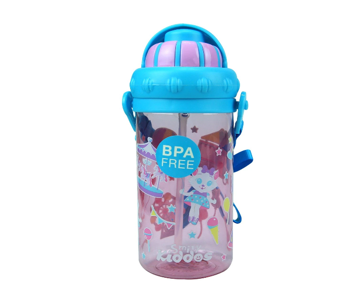 Smily Kiddos Sipper Water Bottle - Sky Blue - Zoom Image