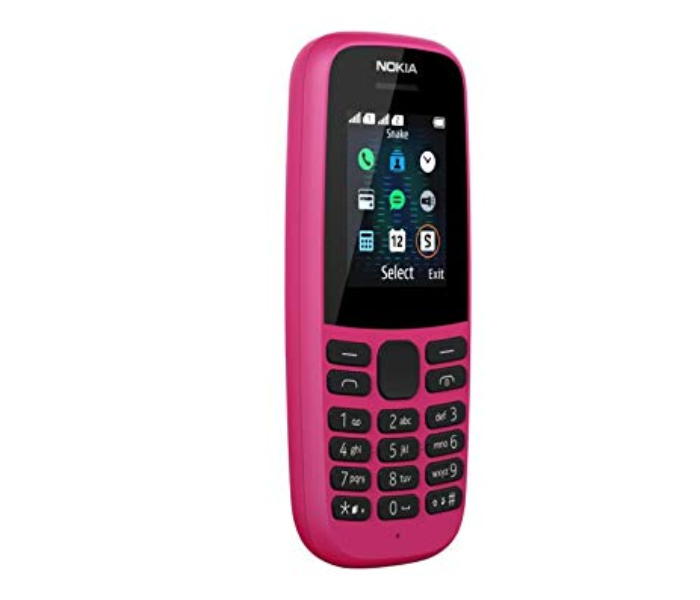 Nokia 105 Dual Sim Mobile Phone - Pink - Zoom Image 3