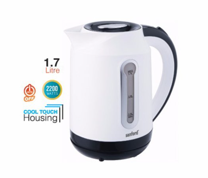 Sanford SF855EK 1.7L Electric Kettle - Black and White - Zoom Image