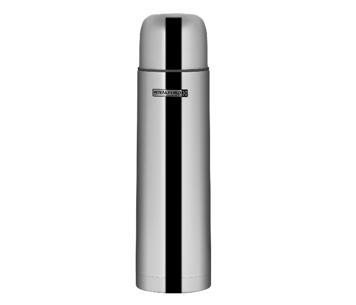 Royalford RF4948  1L Stainless Steel Vacuum Bottle - Silver - Zoom Image 1