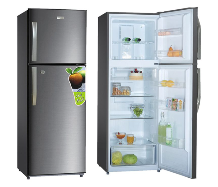 Super General SGR410I 410 Liter Freestanding Double Door Refrigerator - Grey and Silver - Zoom Image 2