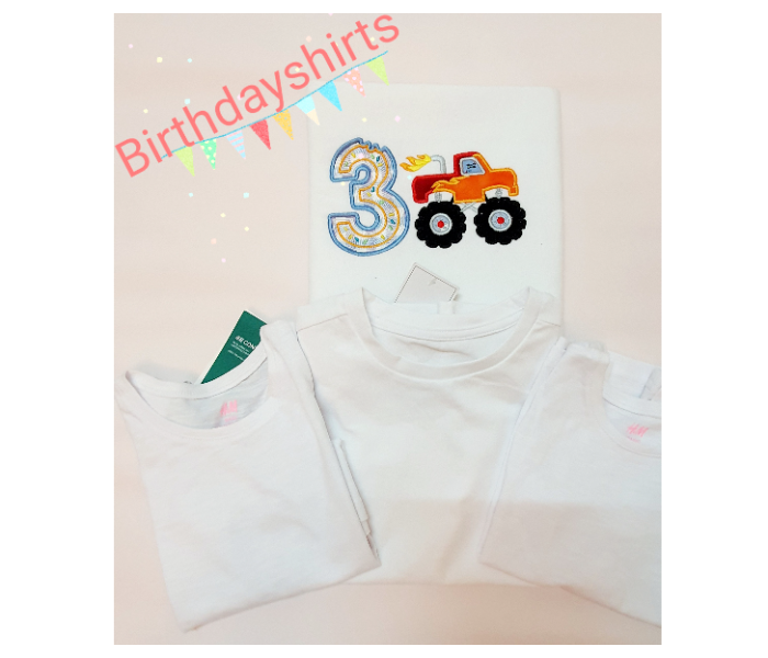 Customized Birthday Shirts for 2 Year Old  - Zoom Image 1