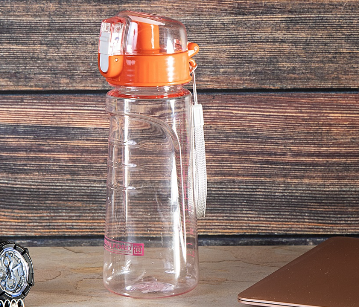 Royalford RF5223 550 ML Water Bottle - Clear & Orange - Zoom Image 4