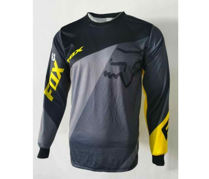 Sublimated FX2 Longsleeves Jersey Double XL for Cycling and Scooters - Yellow - Zoom Image 1