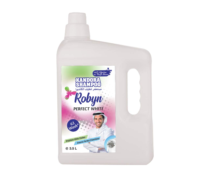 Robyn 3.5 Liter High Performance White Kandora Shampoo Power Liquid Detergent - Zoom Image