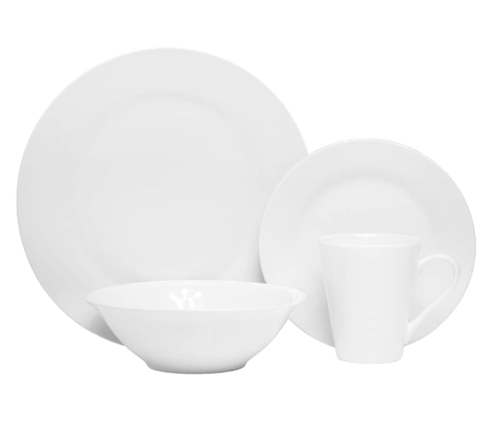 Royalford RF9343 16 Pcs Porcelain Dinner Set - White - Zoom Image 2