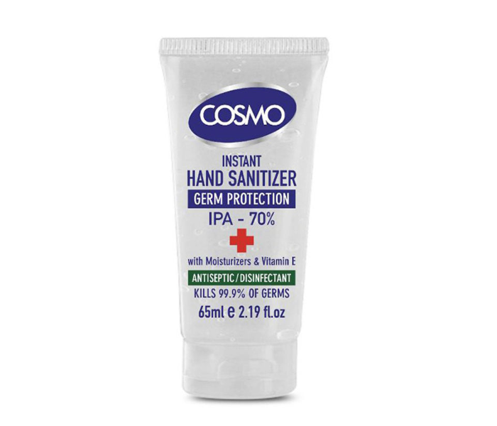 Cosmo Pack of 3 65ml Instant Hand Sanitizer Gel  - Zoom Image