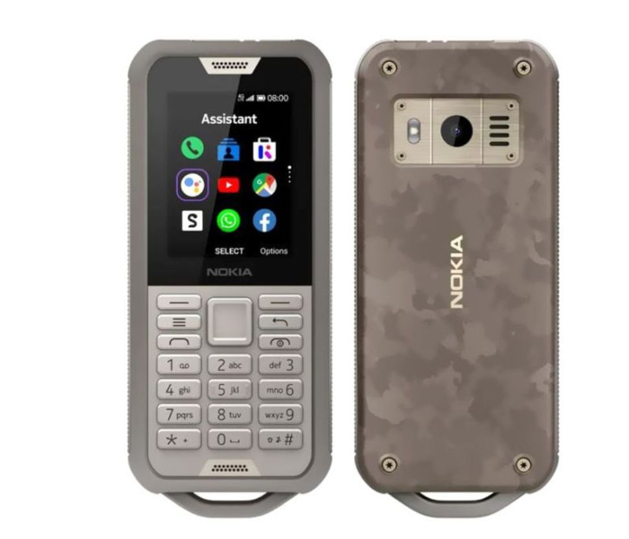 Nokia 800 Dual SIM Basic Mobile - Sand - Zoom Image 2