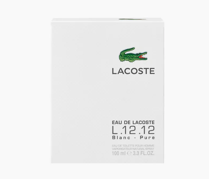 Lacoste 100ml White Blanc Eau De Toilette for Men - Zoom Image 3