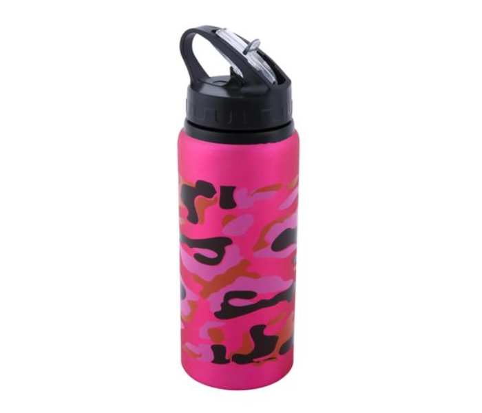 Royalford RF9361 600ml Stainless Steel Sports Bottle - Pink - Zoom Image 1