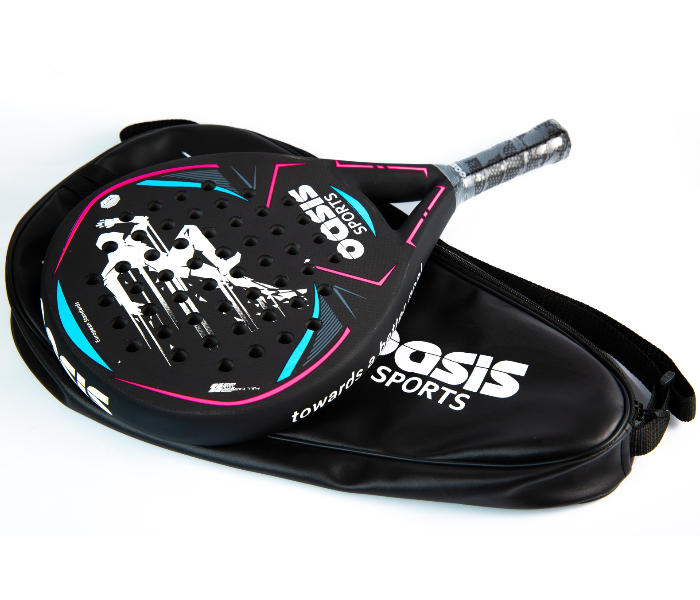 Oasis Carbon Braid Paddle Bat with Free Bag - Black  - Zoom Image 5