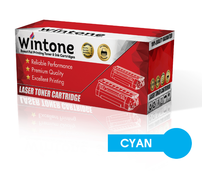 Wintone Compatible Toner Cartridges CF4010A CF201A CF-401 A CF201 A Black for HP Color LaserJet Pro - Cyan - Zoom Image